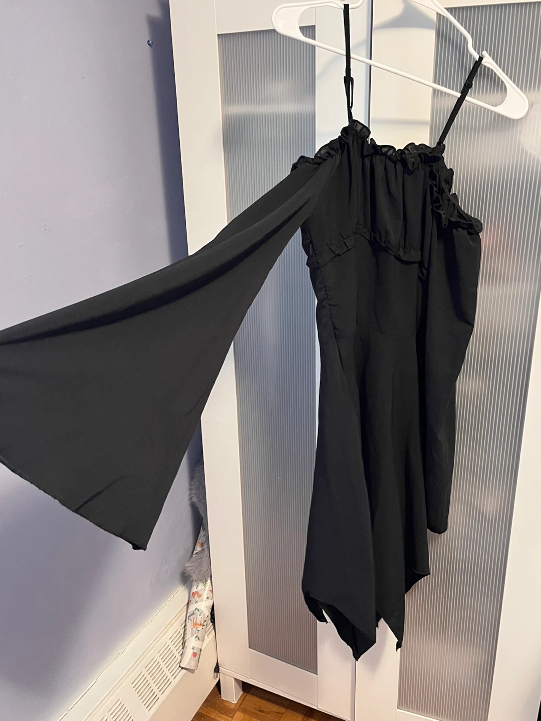 Black Corset Lace Up Dress L - photo 2