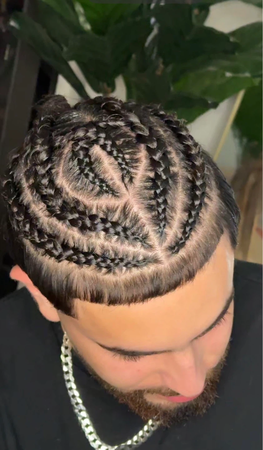 Men's Braided Hairstyle - photo 2