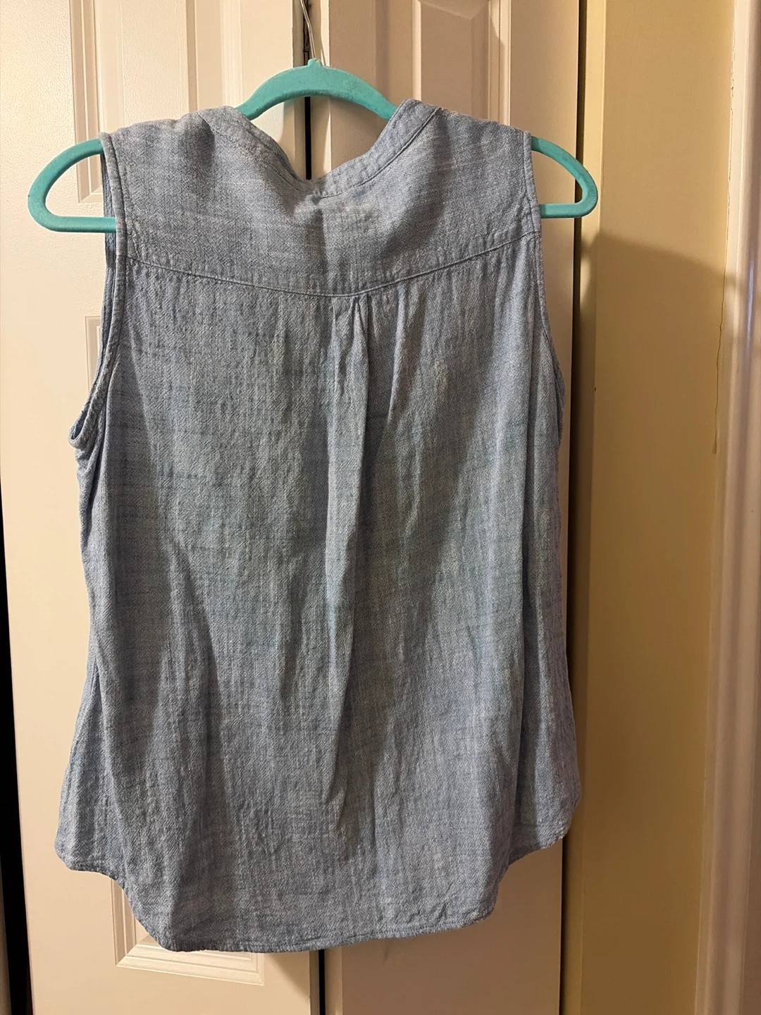 🌱Weatherproof Vintage Sleeveless Denim Shirt - photo 3