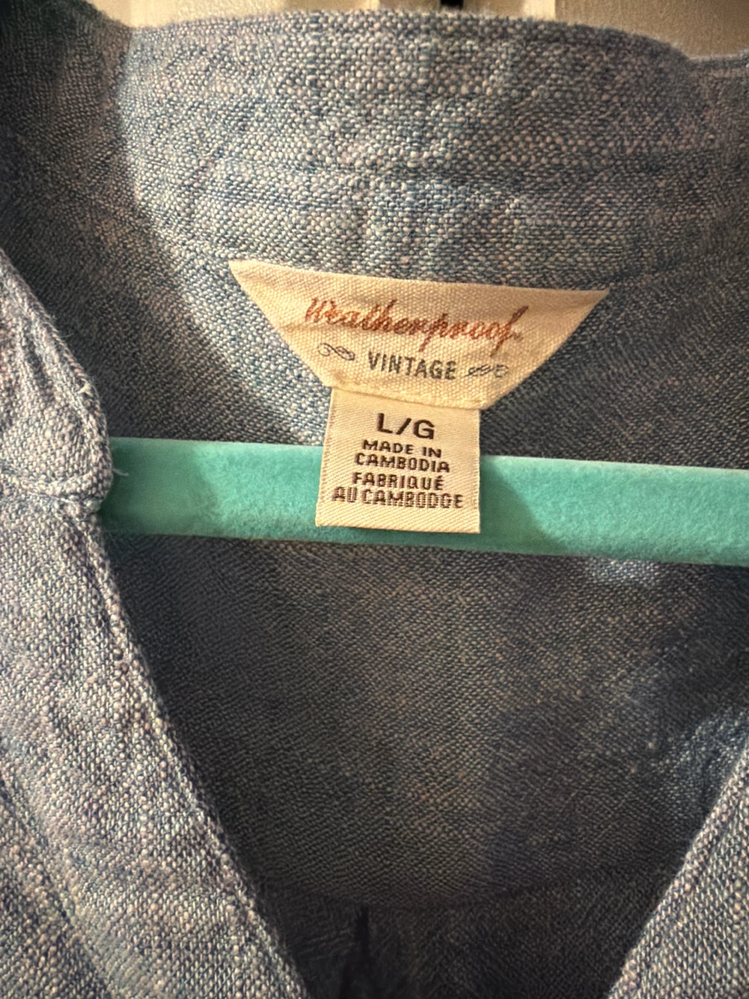🌱Weatherproof Vintage Sleeveless Denim Shirt - photo 2