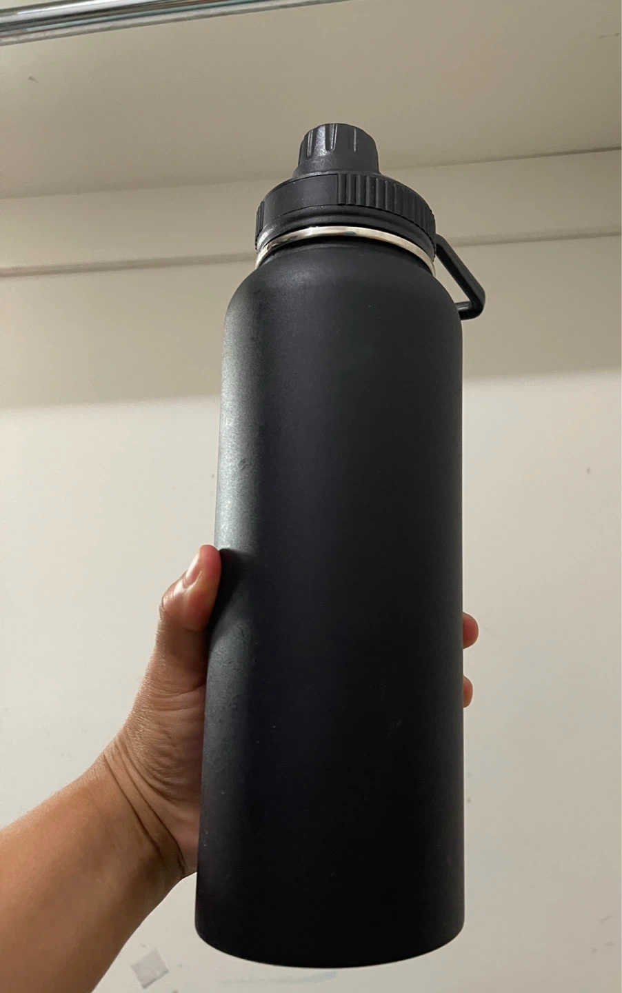Black 40oz Insulated Water Bottle - photo 2