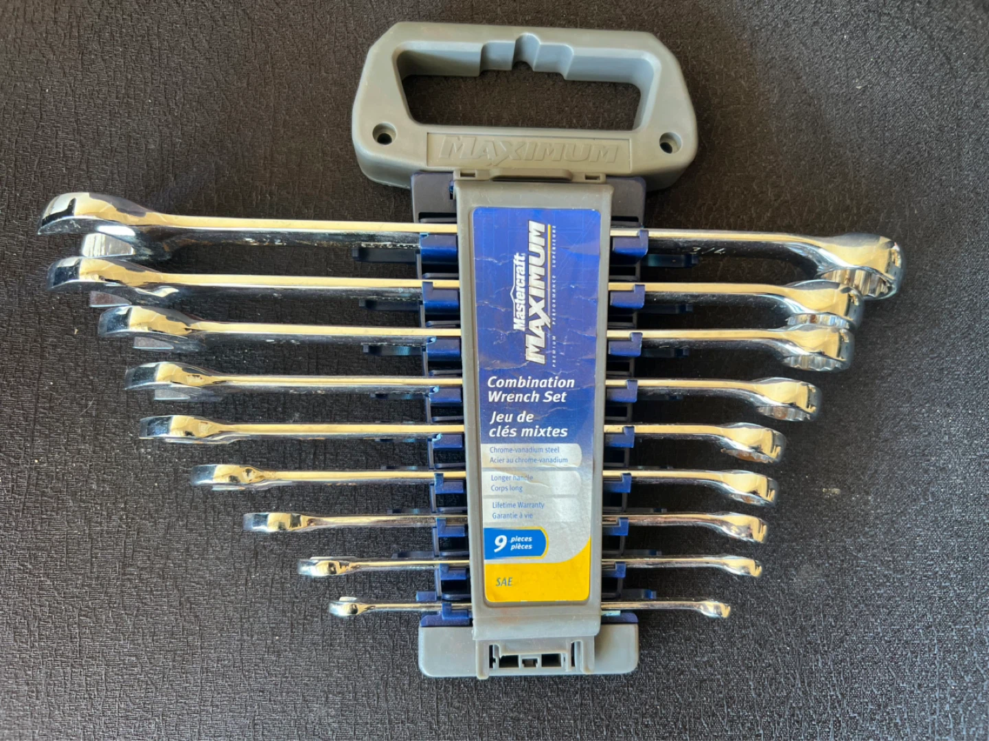 Mastercraft Maximum Combination Wrench Set - 9 Piece SAE