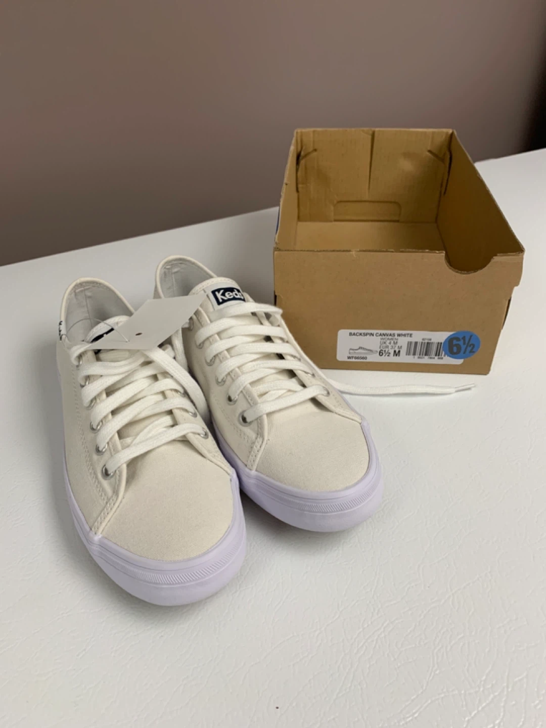 🌱Keds Canvas White Women's Shoes - photo 2
