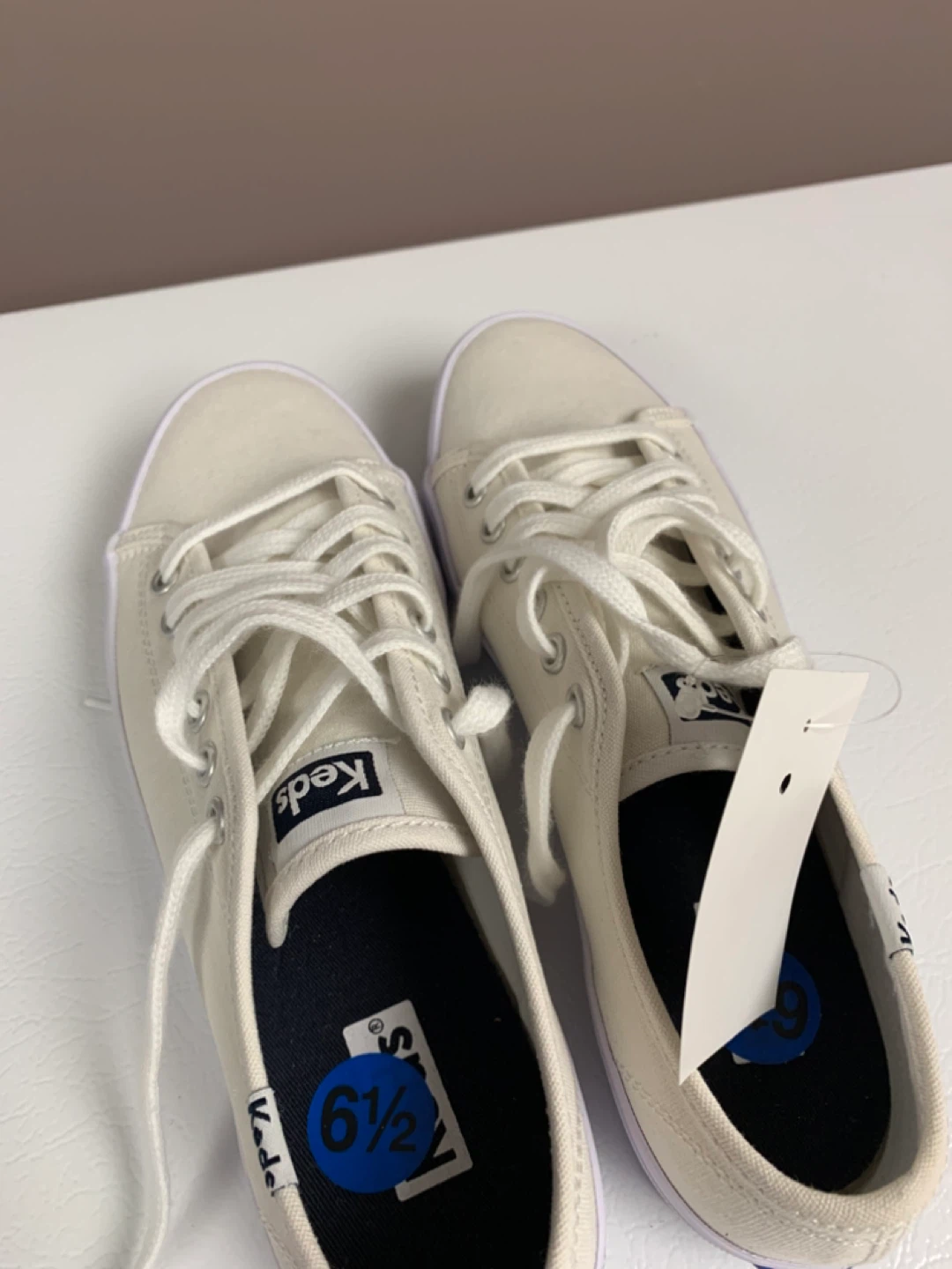🌱Keds Canvas White Women's Shoes - photo 5