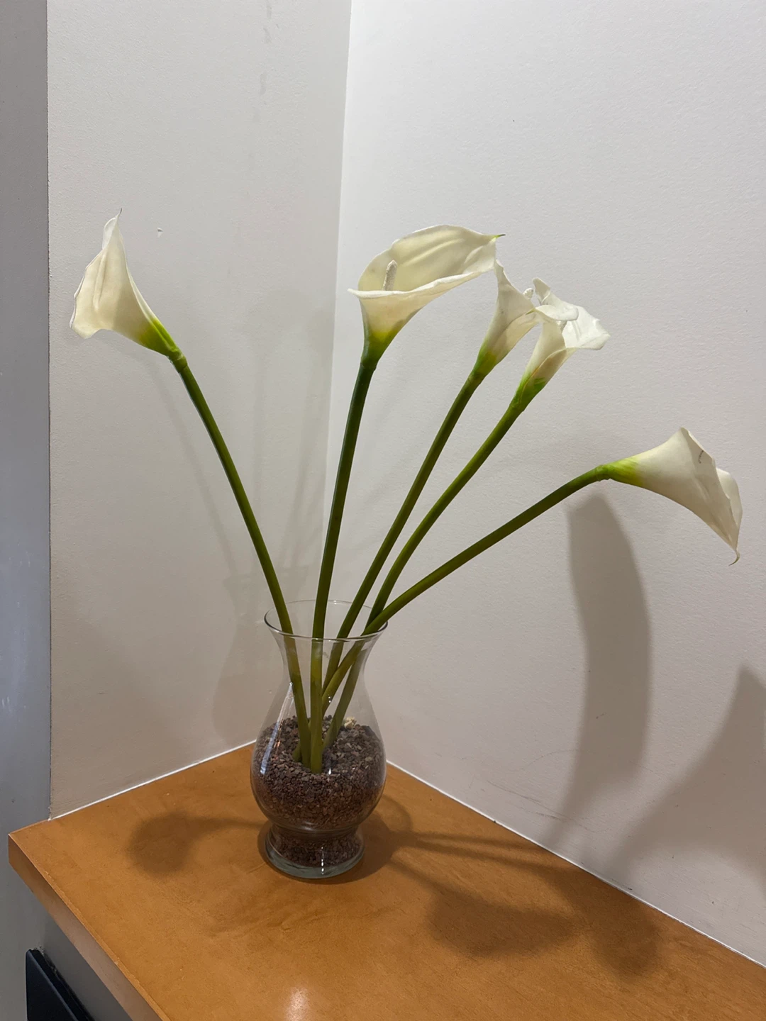 Artificial White Calla Lily Arrangement - photo 3