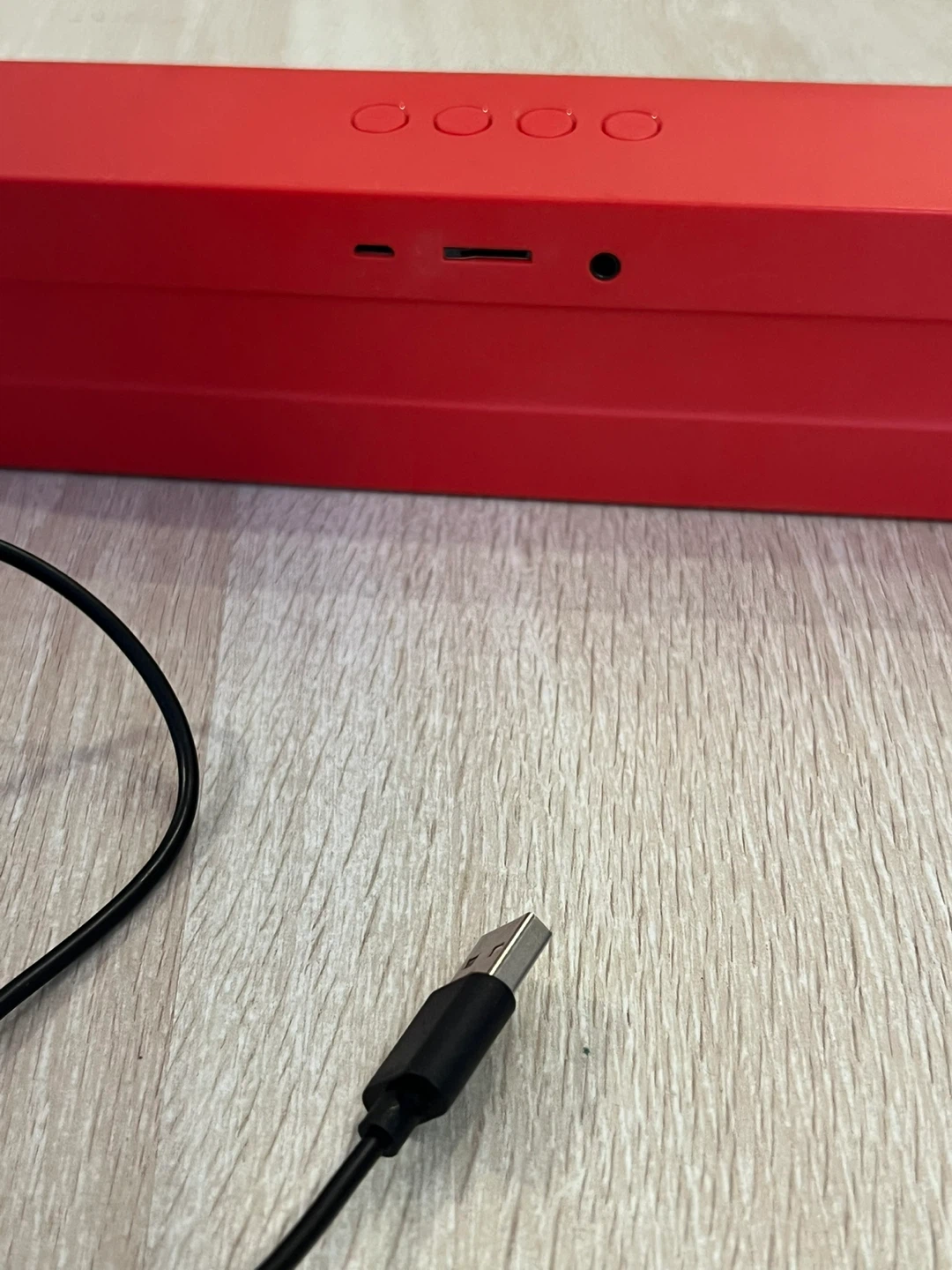 Red Portable Bluetooth Speaker - photo 3
