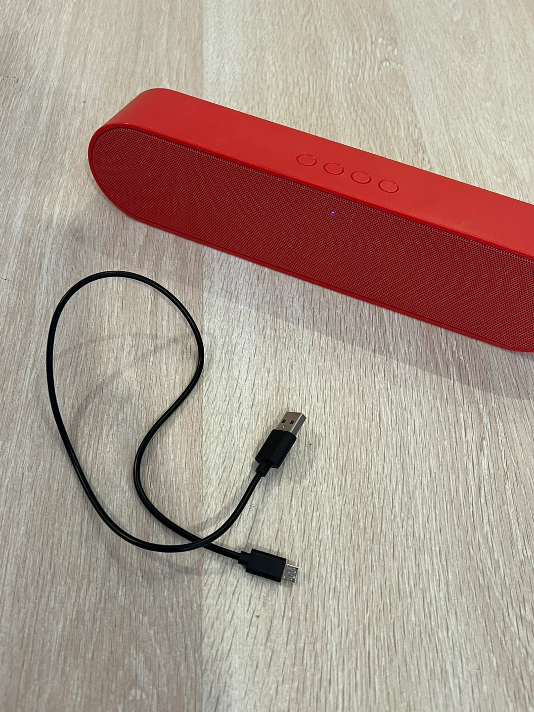 Red Portable Bluetooth Speaker - photo 2