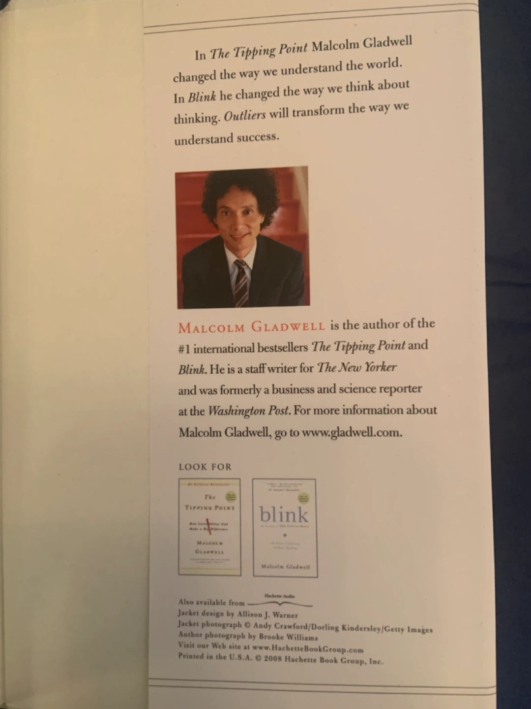 Outliers: The Story of Success Malcolm Gladwell Hardcover Book - photo 5
