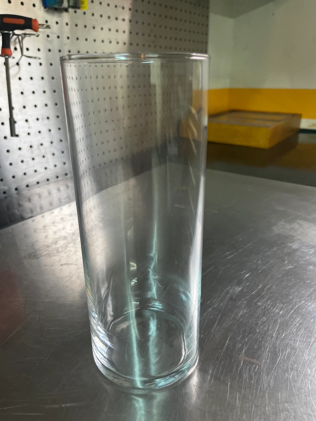 Clear Cylindrical Glass Vase 46 in total $70 FOR ALL!!