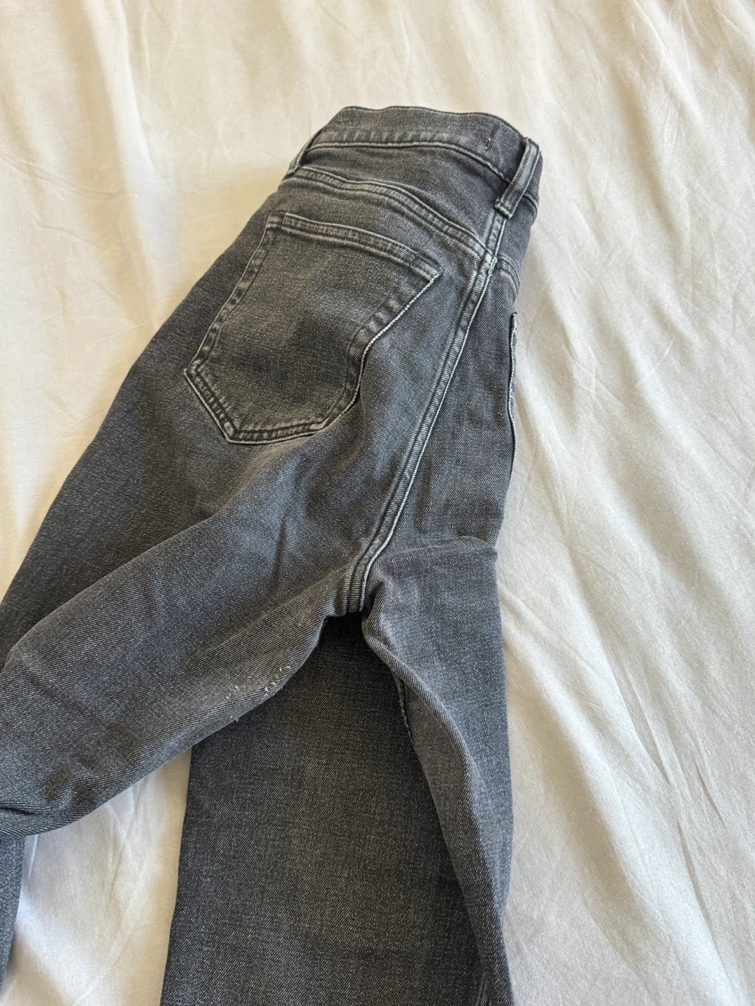 Abercrombie & Fitch The 90s Slim Straight Jeans - Grey - Size 28 - photo 3