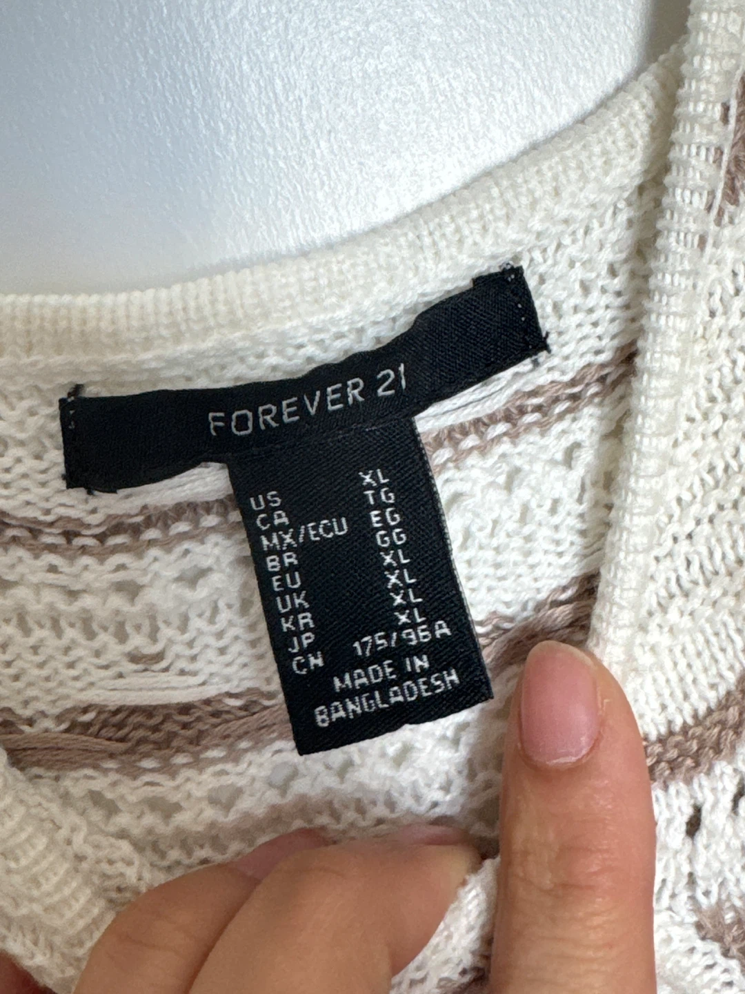 Forever 21 Crochet Knit Dress XL - photo 3