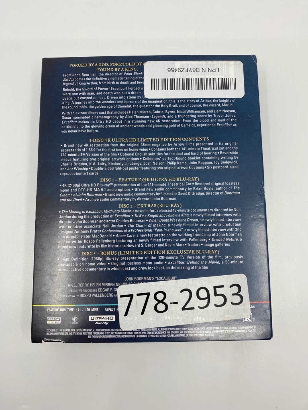 Excalibur Limited Edition 4K UHD - photo 2