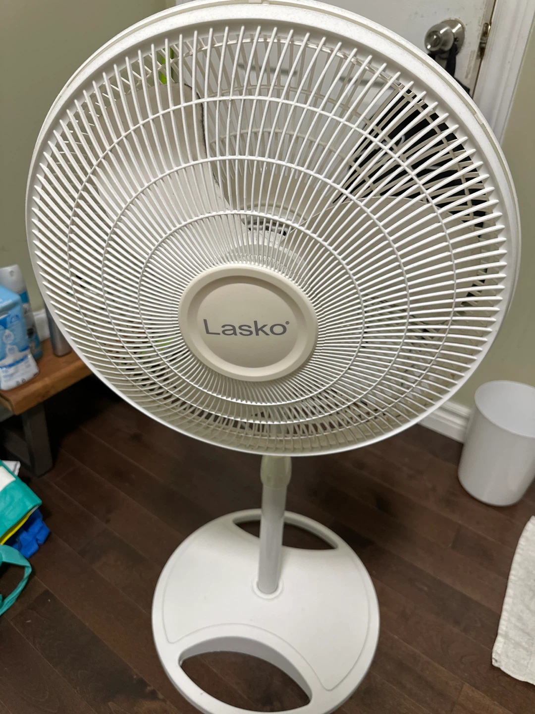 Lasko White Pedestal Fan