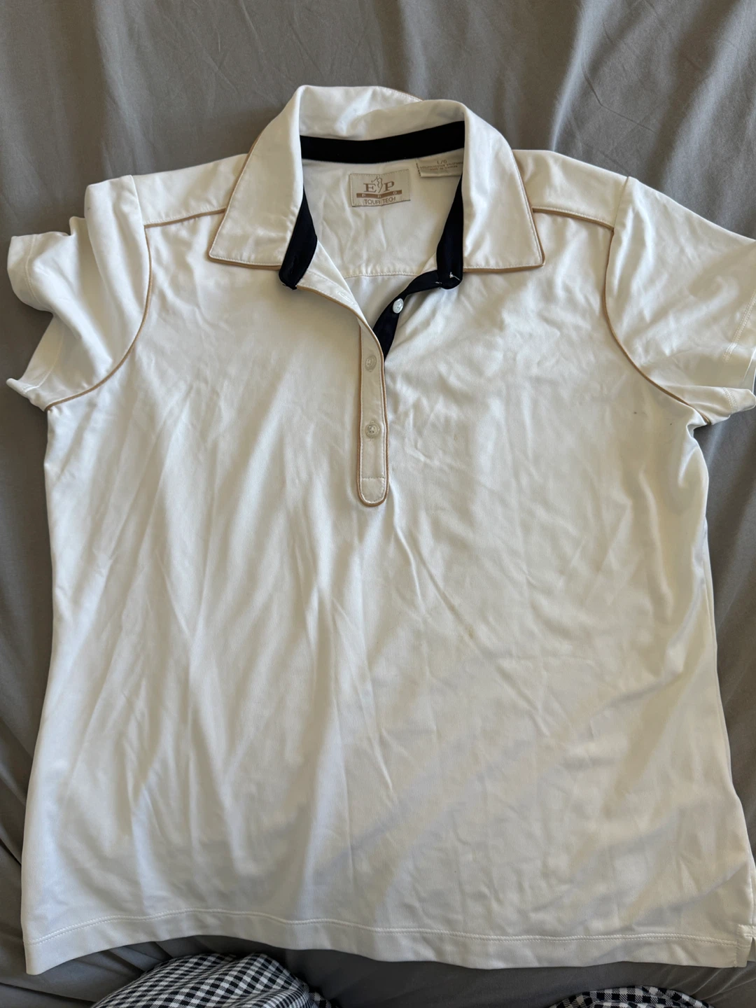 EP Pro Tour Tech Women's Polo Shirt - White - Size L
