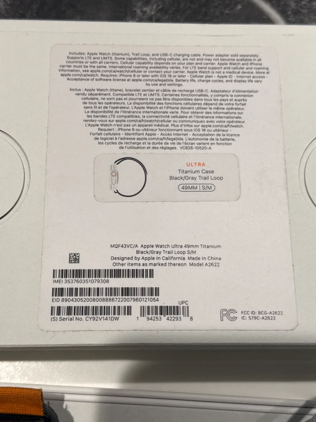 Like New Apple Watch Ultra 49mm Titanium - photo 5
