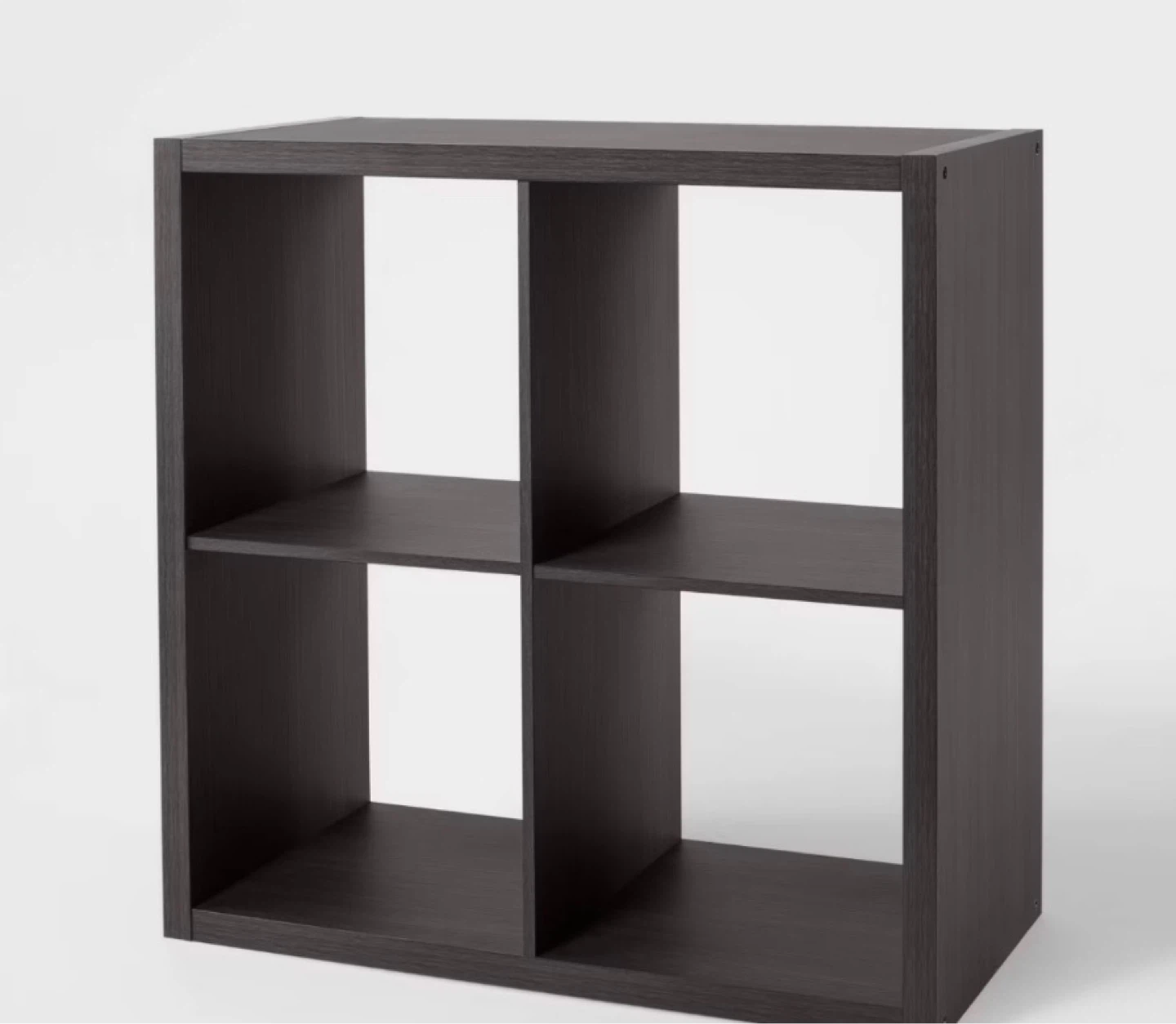 Brightroom 4-Cube Shelf - Black Oak - photo 2