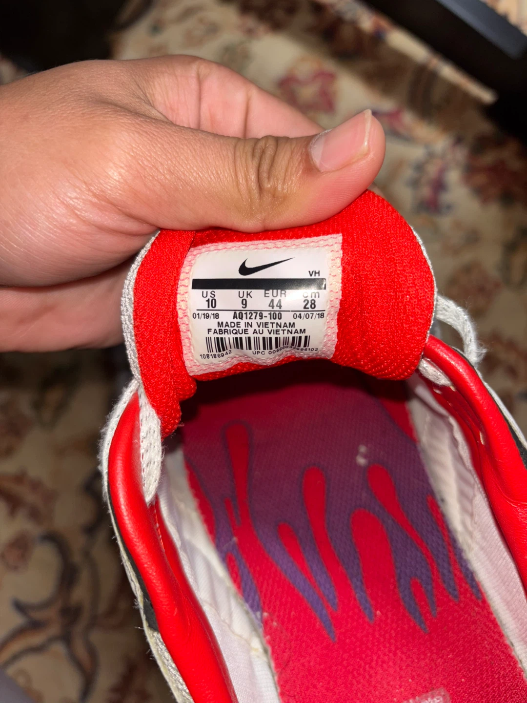 Supreme x Nike x Zoom streak spectrum plus habanero red - photo 4