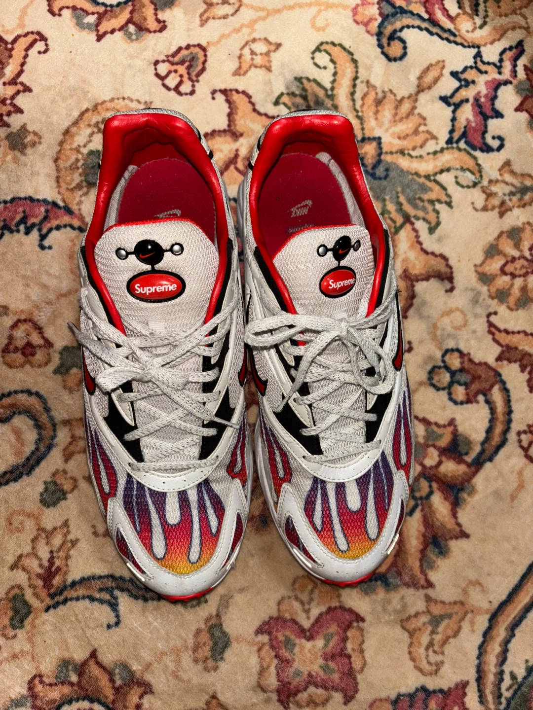 Supreme x Nike x Zoom streak spectrum plus habanero red - photo 3
