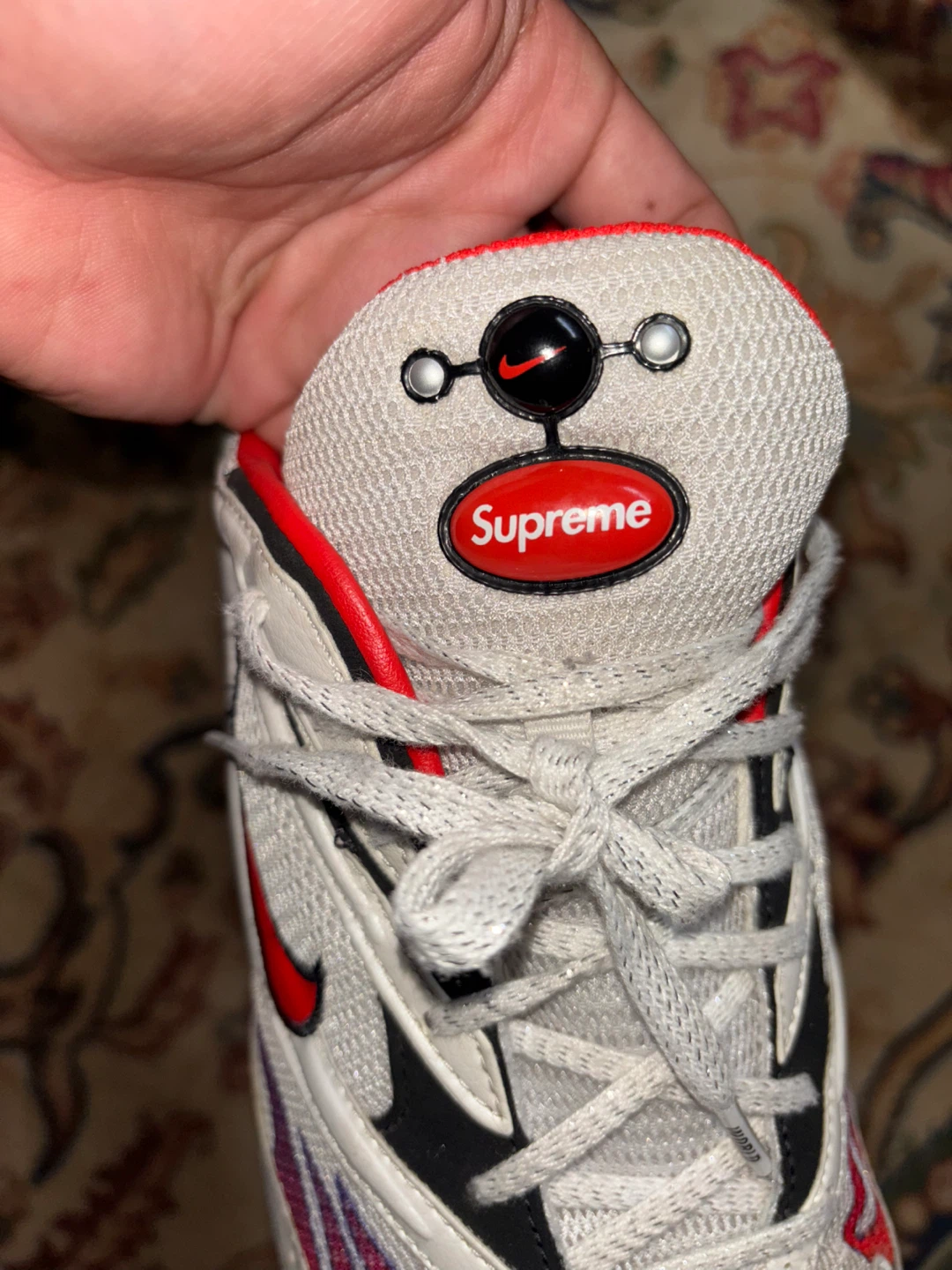 Supreme x Nike x Zoom streak spectrum plus habanero red - photo 5