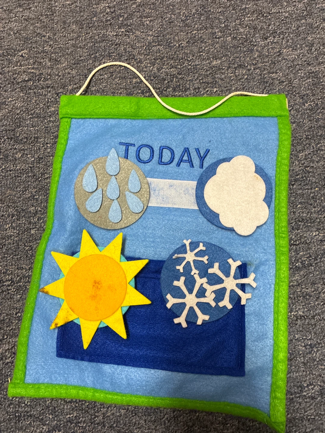 Felt Weather Chart for Kids