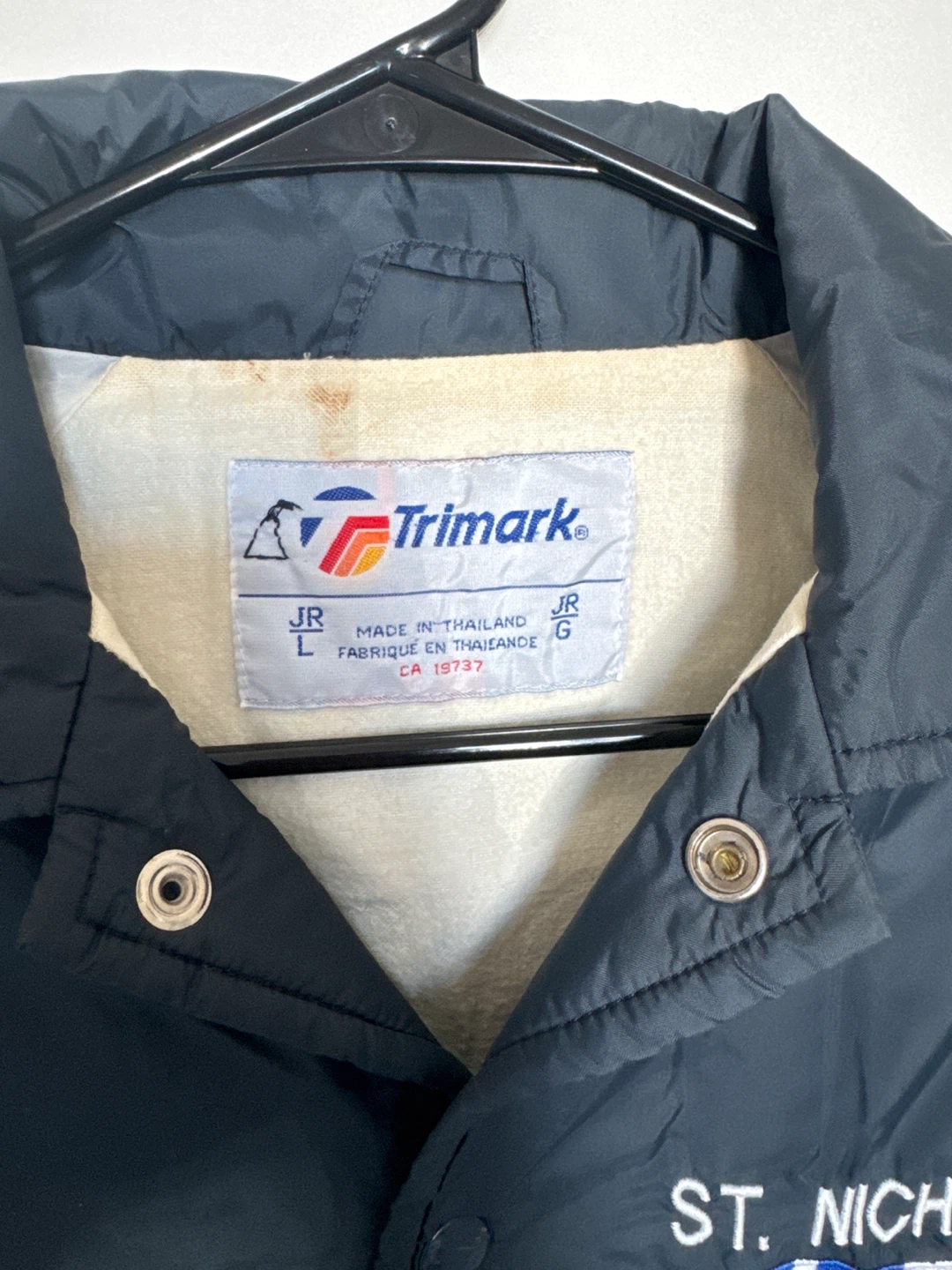 Trimark Blue "St. Nicholas Greek Orthodox Community" Snap Jacket - photo 2