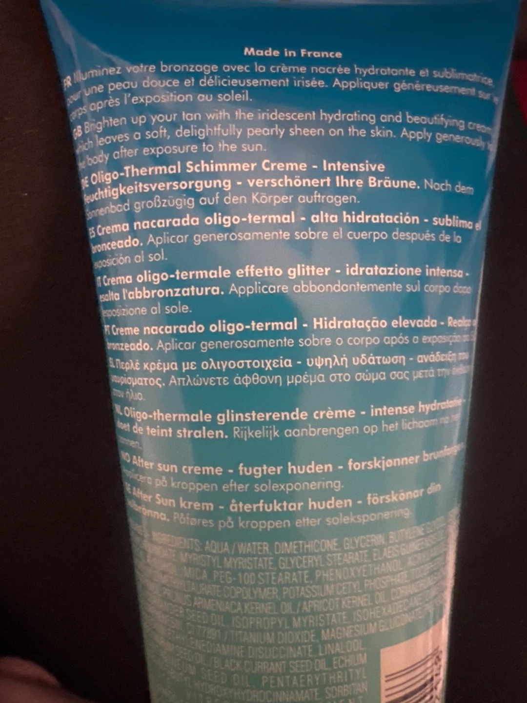 Biotherm Sun After Oligo-Thermal Shimmer Cream 200ml - photo 2