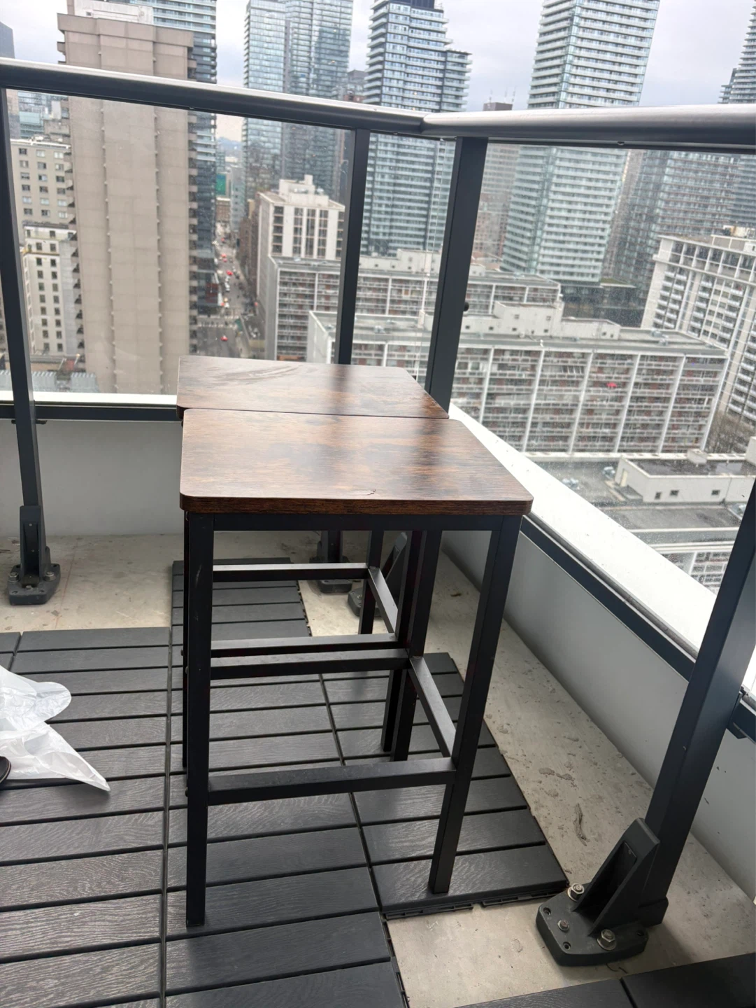 Industrial Style Bar Stools (Set of 2)