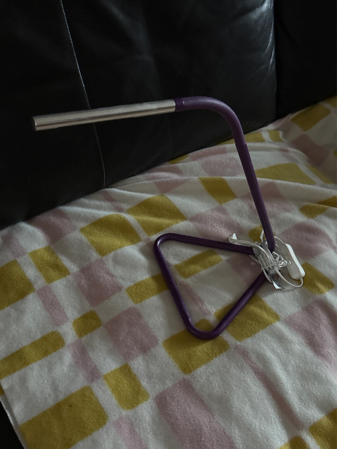 IKEA Purple gooseneck desk lamp