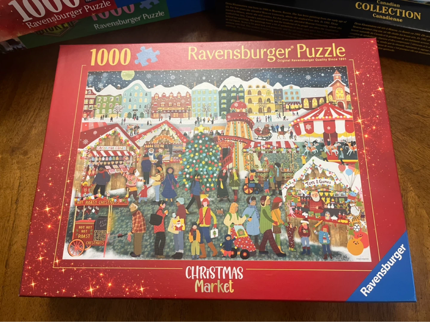Ravensburger Christmas Market 1000 Piece Puzzle