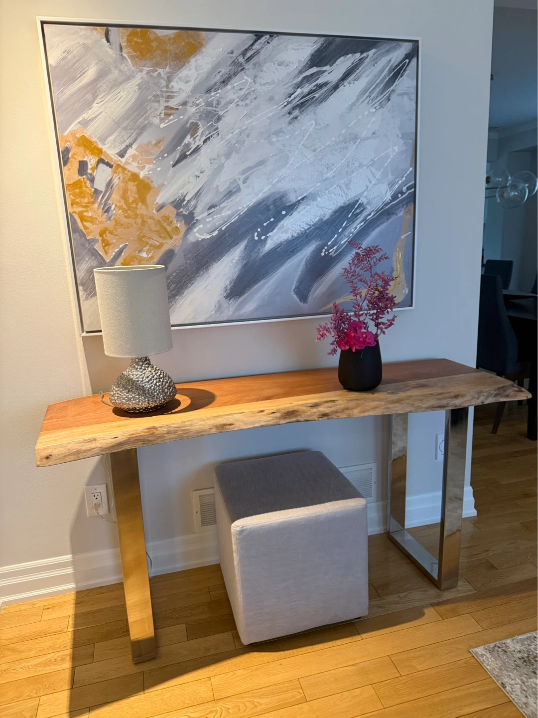 Live Edge Console Table