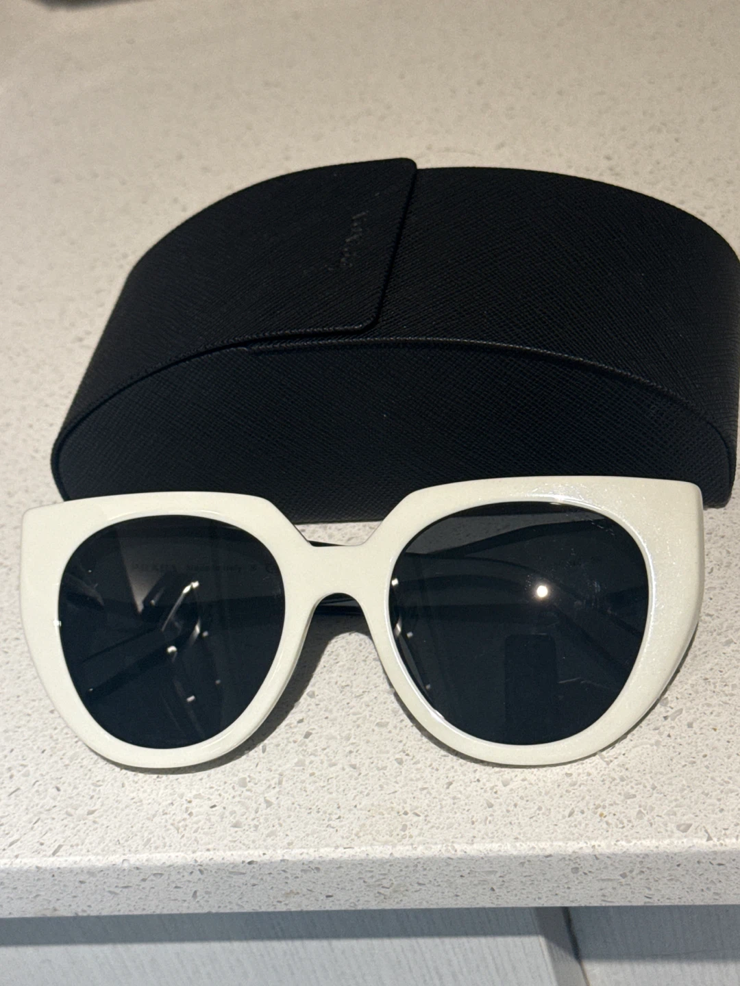Prada White Sunglasses