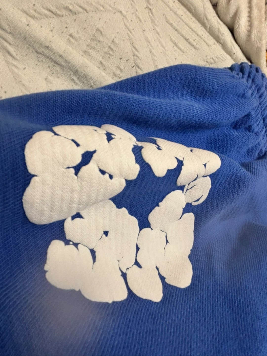 blue denim tear shorts - photo 4