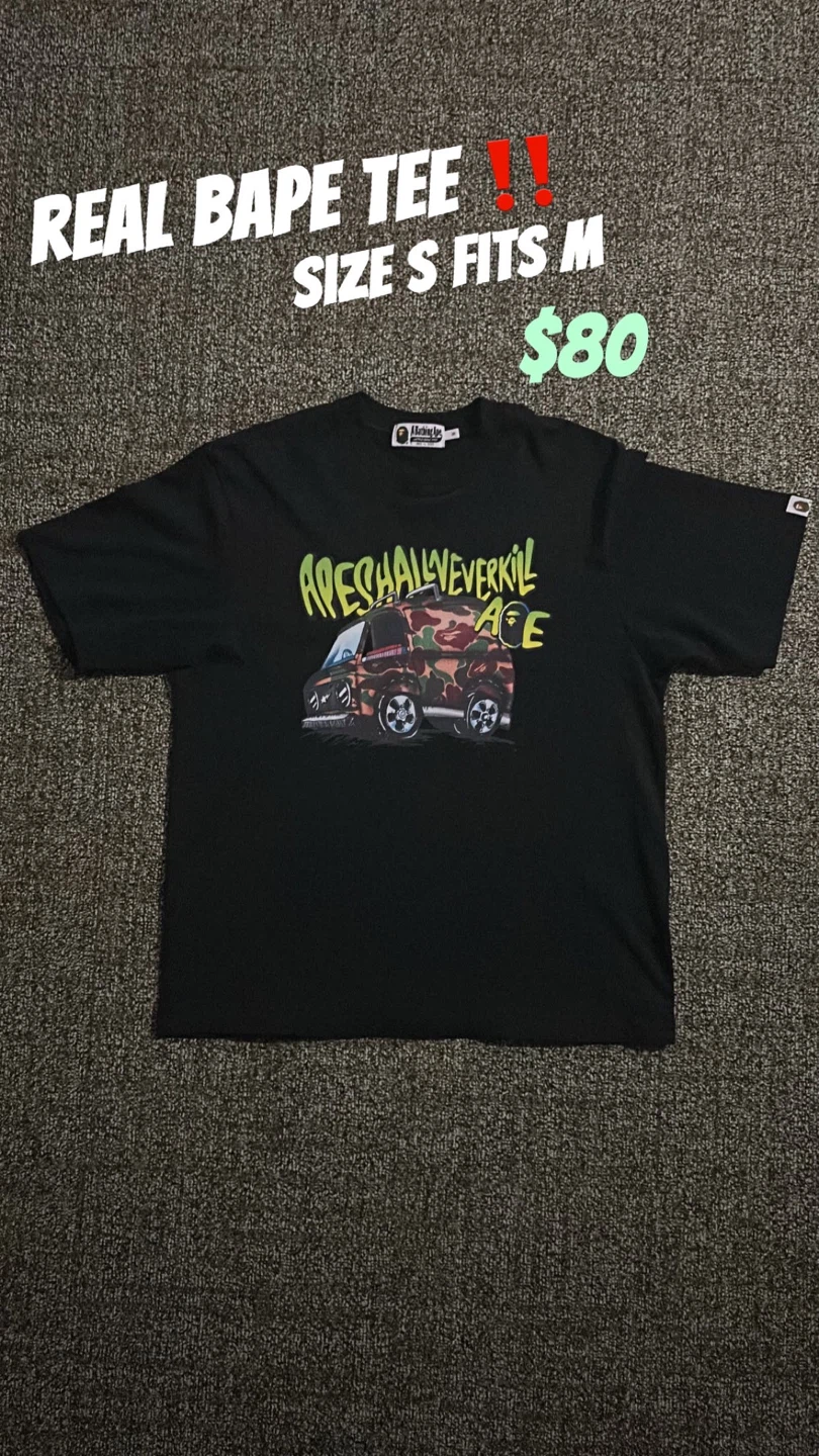 Bape tee shirt
