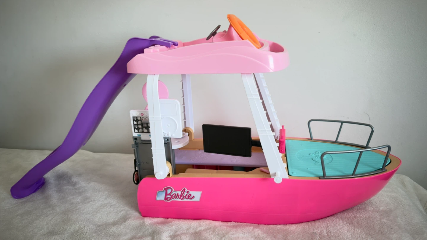 Barbie Boat Playset with Slide