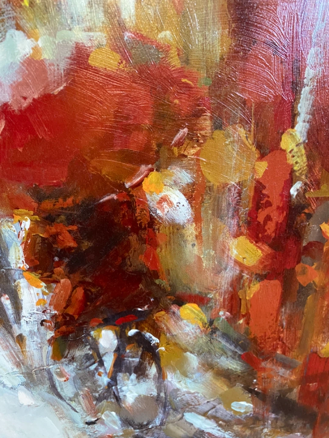 Abstract Canvas Art Print - "Rainy Day" Two-Piece Set - photo 3