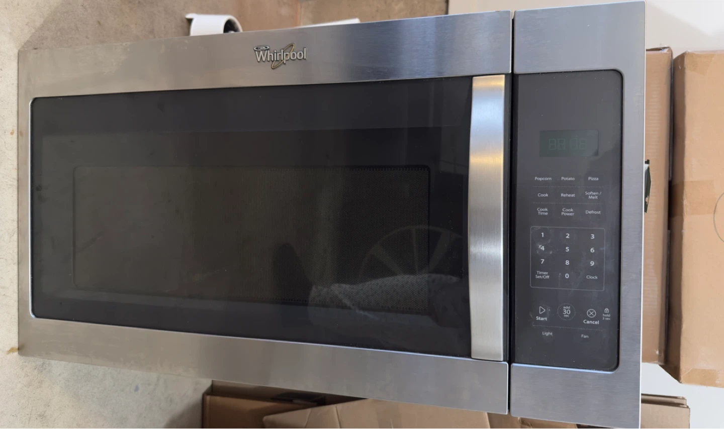 Whirlpool Stainless Steel Over-the-Range Microwave