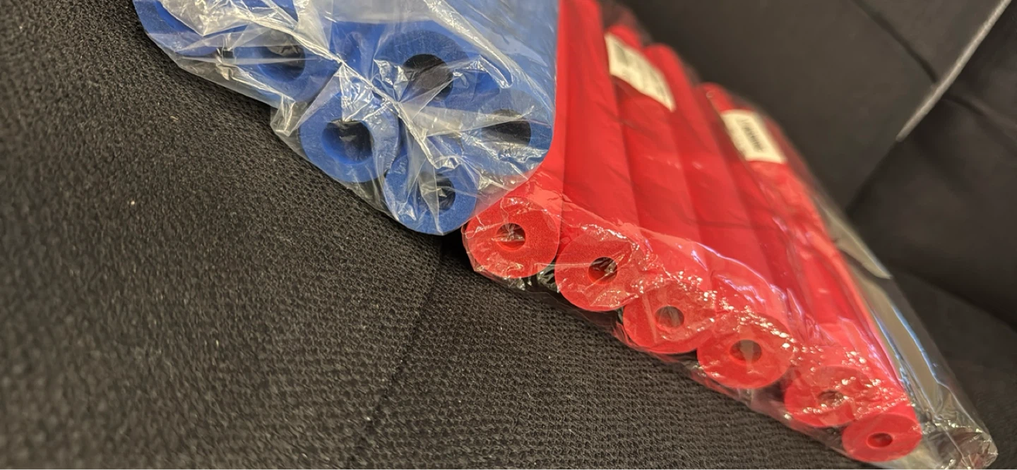 Foam tubes - Red & Blue - photo 4