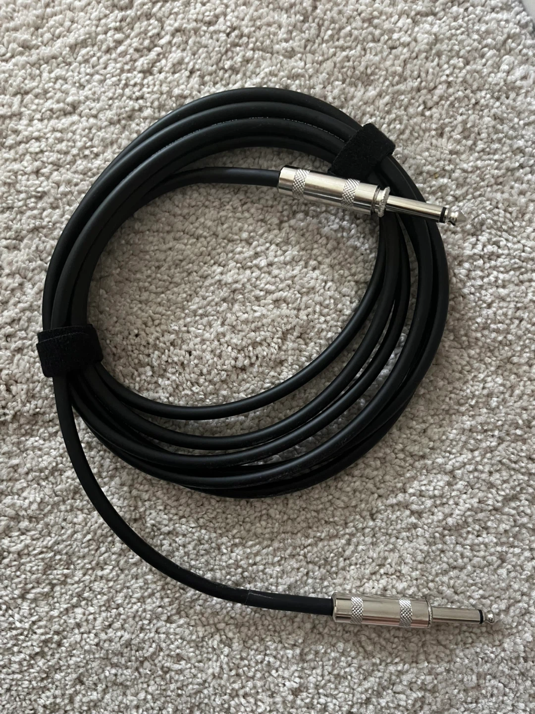 6.35mm to 6.35mm (1/4) male to male mono cable
