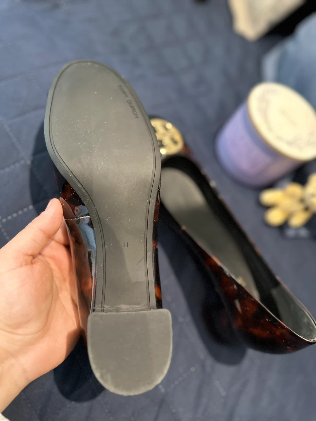 Tory Burch Tortoiseshell Ballet Flats - Size 11 - photo 2