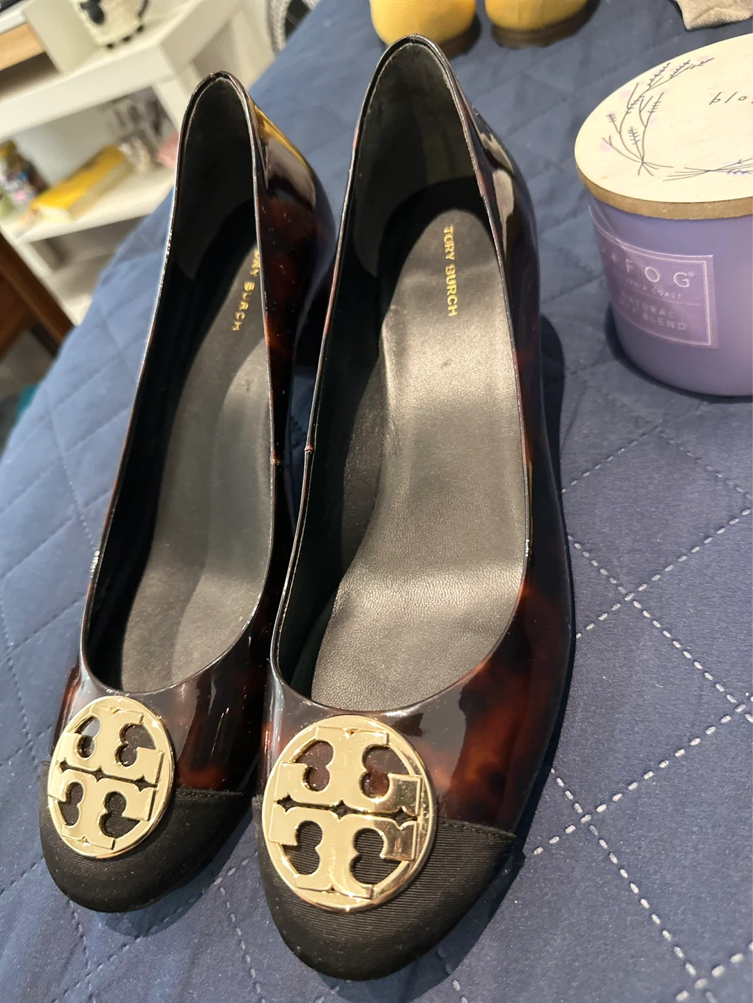 Tory Burch Tortoiseshell Ballet Flats - Size 11 - photo 4