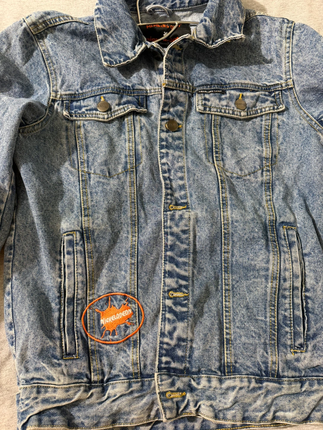 Members Only x Nickelodeon Denim Jacket - Size S - photo 4
