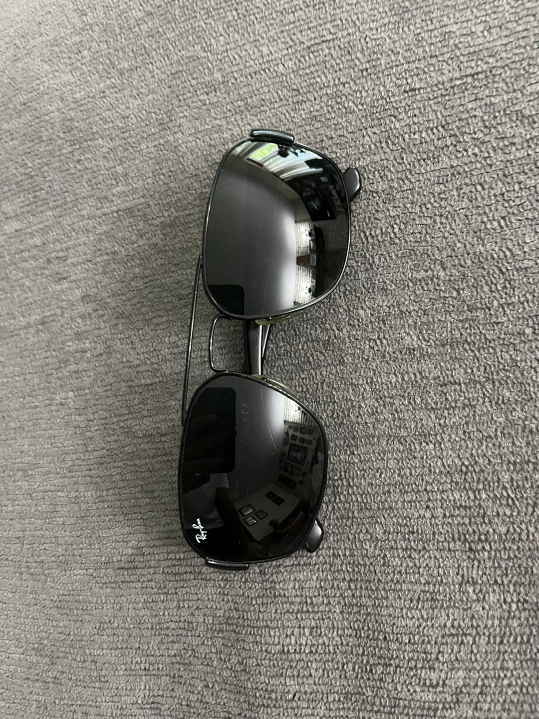 Ray-Ban Black Metal Frame Sunglasses