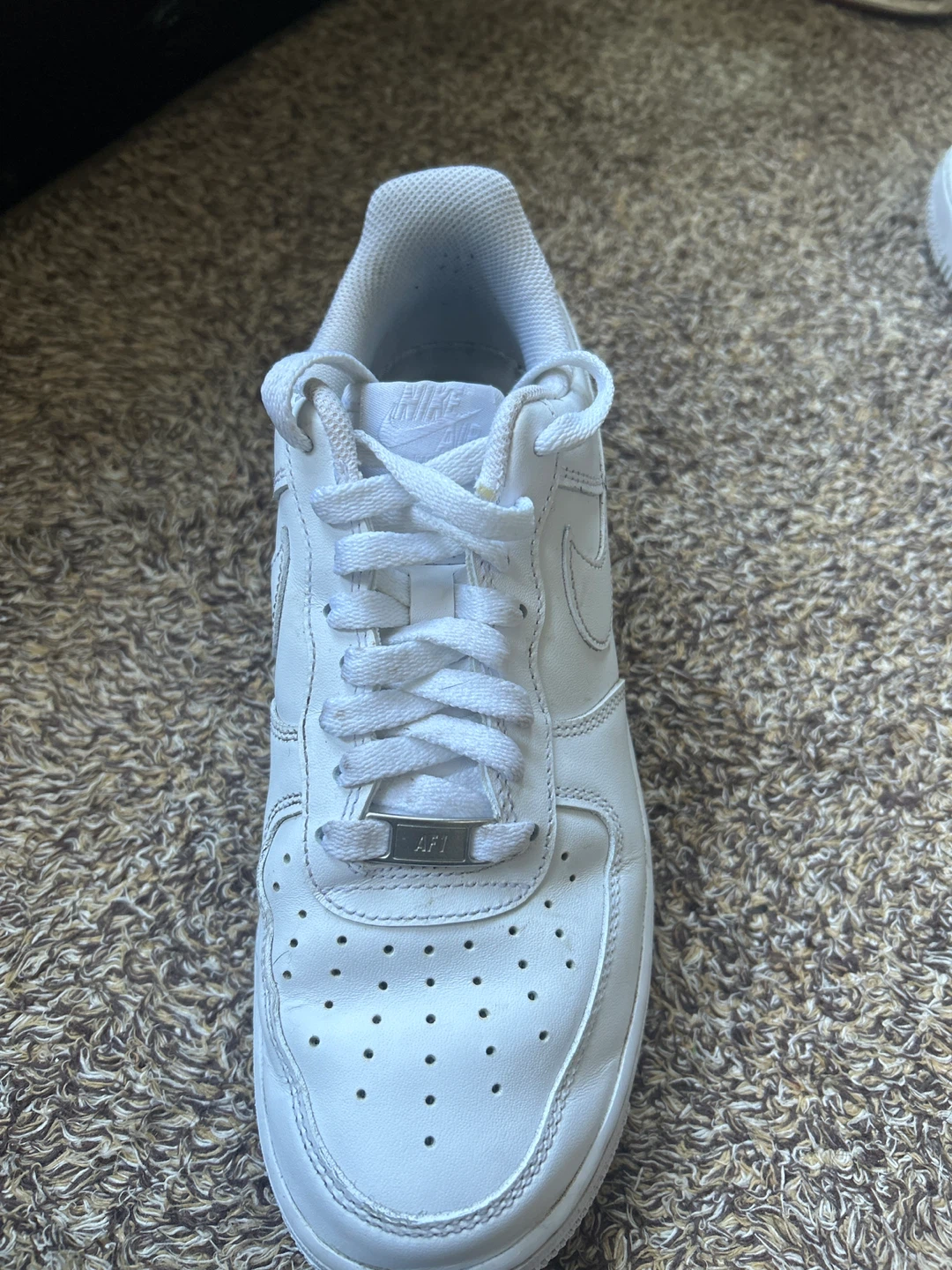 Nike Air Force 1 White Sneakers - photo 3