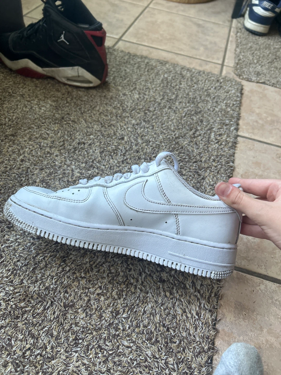 Nike Air Force 1 White Sneakers - photo 5