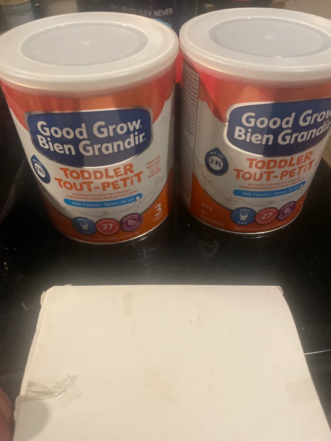 Good Grow Bien Grandir Toddler Milk Flavour - 2x 850g Tubs