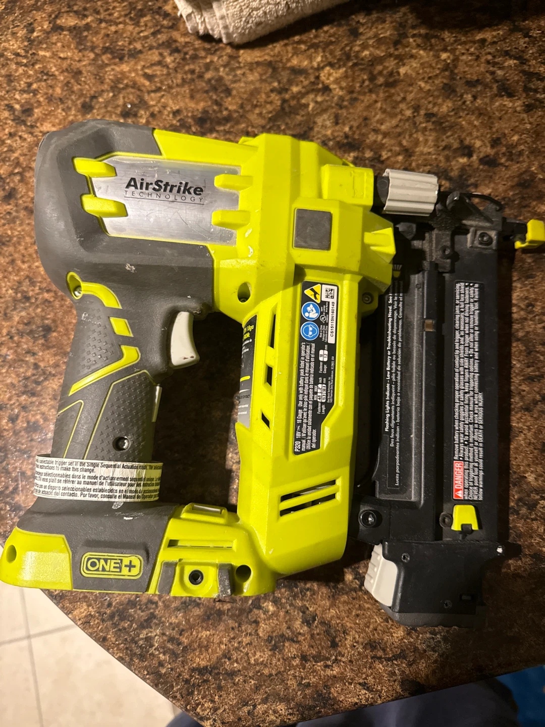 Ryobi AirStrike Cordless Brad Nailer - photo 2