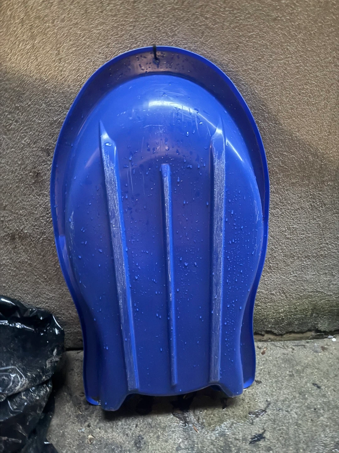 Blue Plastic Saucer Snow Sled - photo 2