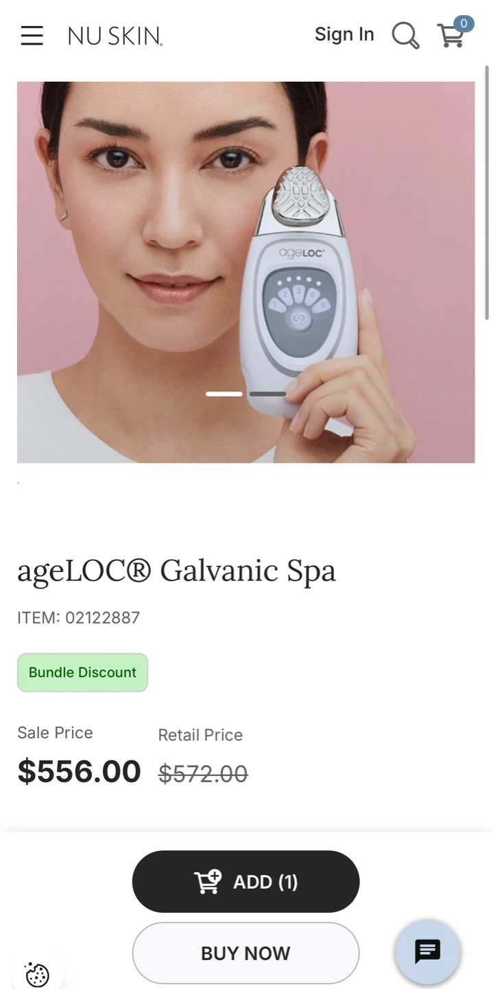 Brand New & Sealed— Nu Skin ageLOC Galvanic Spa Device - photo 5