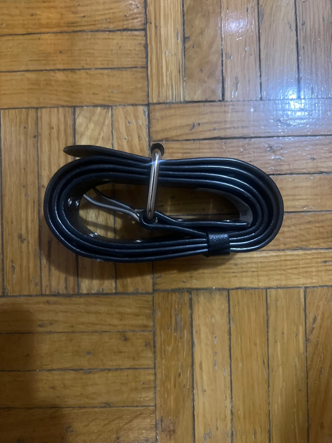 Ardene Black Belt with Grommets - photo 2