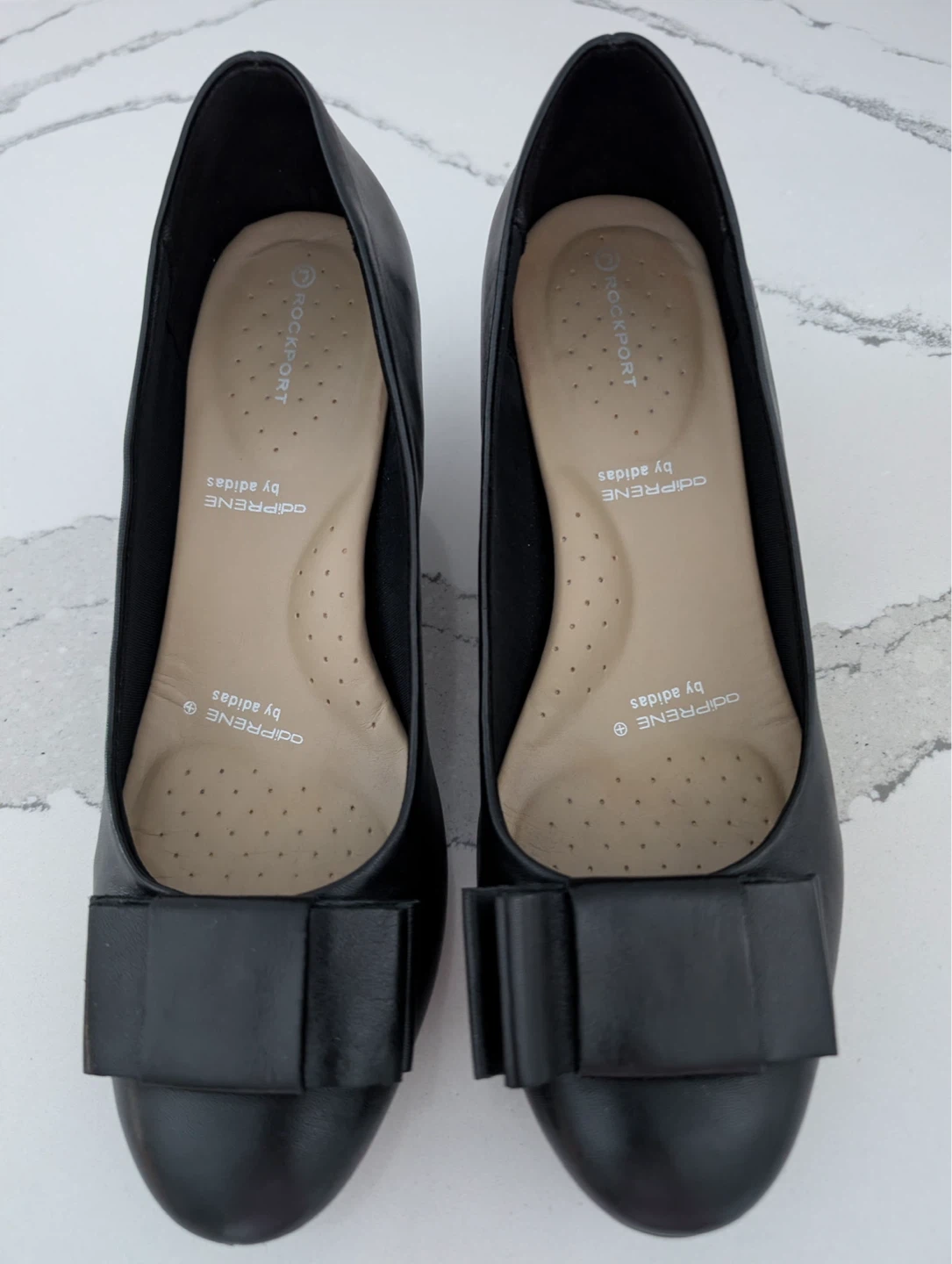Rockport Women's Black Wedge Shoes with Bow